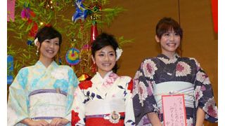 艶やかな浴衣姿!石原さとみらまぶしすぎる3人娘に視線集中!