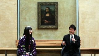 『20世紀少年』パリでプレミア開催!本物のモナリザの前で唐沢、常盤が会見