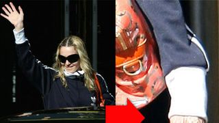 セクシーボディ全開でコンサート中のマドンナ、老婆のような手が激写される