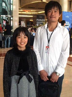 小学5年の妊婦を演じた甘利はるなに釜山国際映画祭で韓国の観客が日本語で「かわいい！」