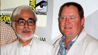 コミック・コンに宮崎駿監督が登場！　映画『ウォーリー』のラセター監督も大興奮！