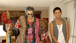 小栗旬、多襄丸の等身大フィギュアに対面して大感激！