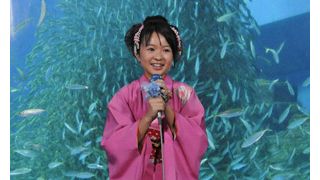 11歳の最年少演歌歌手のさくらまや、仕事始めでオヤジギャグ絶好調!