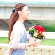 北川景子が選んだ花束があなたの手に! 淡いピンクの優しさあふれる仕上がりに!