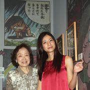 松下奈緒と水木しげる夫人武良布枝さん、ダブル「ゲゲゲの女房」ツーショットが実現!