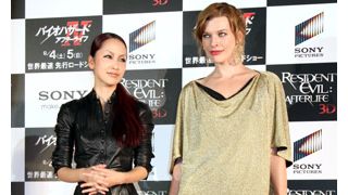 『バイオハザード IV』に出演した中島美嘉、ワールドプレミアにミラ・ジョヴォヴィッチと一緒に登場!
