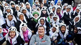 『カンフー・パンダ』のジャック・ブラック、ジョージア州でパンダの命名式に出席