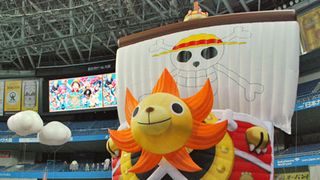 コミック史上初「ONE PIECE ドームツアー」が大阪で開幕 全長20メートルサウザンド・サニー号ほか作品世界を等身大に再現