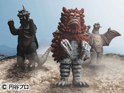 45周年記念「ウルトラQ」より総天然色ソフビ怪獣が発売　円谷プロが監修を担当