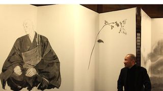 「SLAM DUNK」井上雄彦氏、びょうぶ絵「親鸞」完成の翌日東日本大震災 急きょ記念グッズ製作決定 収益金を被災地支援に