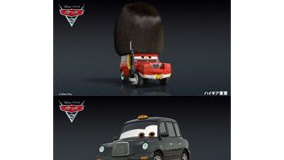 『カーズ2』に女王様キャラクターが登場!?2階建てバス、バッキンガム宮殿などイギリス新キャラクターが日本初上陸