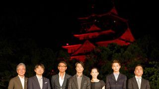 橋下知事、大阪独立を宣言!? 大阪城が真っ赤に染まる！