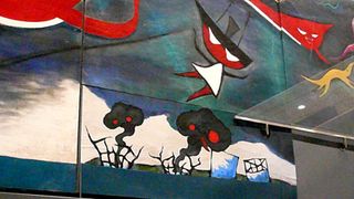 岡本太郎「明日の神話」に付け足した福島第一原発事故の絵、アート集団Chim↑Pomが認める