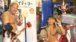 新日のオレ様三銃士・棚橋、真壁、ライガーが集結！棚橋、3D映画『マイティ・ソー』主演イケメンの二頭筋と三頭筋にベタボレ