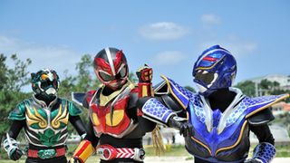 沖縄のご当地ヒーロー『琉神マブヤー』に秋田県から超神ネイガーが参戦決定！必殺技・比内地鶏クラッシュがさく裂!?