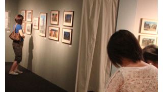 『コクリコ坂から』原画展、1963年当時の電化製品、書籍、街灯、店の看板などの細かい描きこみは近くで鑑賞すると感動！