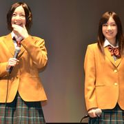 SKE48矢神久美・松井珠理奈、映画初出演舞台あいさつで「どっちが大人か論争」を繰り広げる！