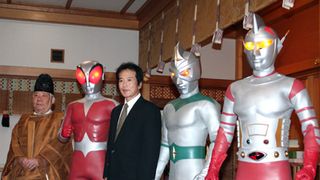 ミラーマン、ジャンボーグA、ファイヤーマンが絵馬奉納!?約40年の時を経たDVD化にヒット祈願!