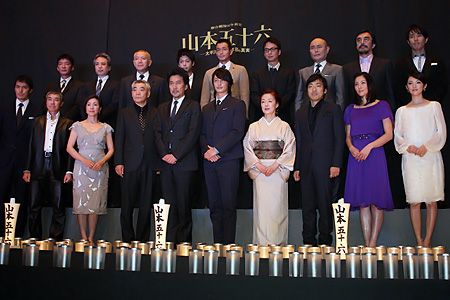 日米開戦70年目を迎え役所広司、玉木宏、阿部寛ら18人の豪華俳優が集結！「本当に豊かな国を目指してがんばらなければ」