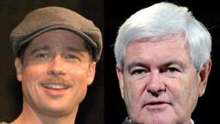 ブラッド・ピット、米共和党のギングリッチ候補からラブコール