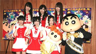 AKB48初!渡り廊下走り隊7、本人役で「クレヨンしんちゃん」に出演!映画主題歌担当も決定!!
