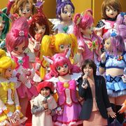 横浜のシンボル・日本丸に28人のプリキュアが登場!! 世界に一台しかないラッピングバスも横浜を運行!!