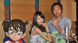 桐谷美玲、現役Jリーガー楢崎と緊張の初対面！　そろって日本の五輪出場にエール！