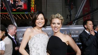 米倉涼子、『アベンジャーズ』で吹き替え初挑戦!スカーレット・ヨハンソンとプレミアで初対面!