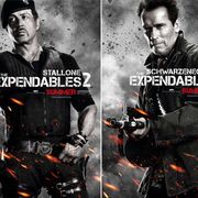 銃をかまえたシュワちゃんも!スタローンの筋肉スター大集合映画がキャラクターポスターを一挙投下!