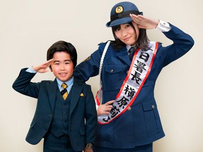さしこ、ラブコール大成功！鈴木福と「コドモ警察」で共演決定！一日署長を務めるアイドル役！