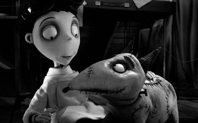 モノクロだけど3D！ティム・バートン監督が贈るまったく新しいアニメ『フランケンウィニー』は12月公開！