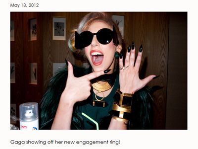 左手薬指に指輪をはめた写真を投稿されたレディー・ガガ　婚約の事実はなし