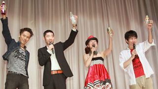 「24時間チラシマラソン」完走!走り続ける映画監督をキンコメ今野、田代さやかも祝福!