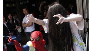 「貞子が一番強そう…」スパイダーマン&フォーゼら人気キャラクターが映画会社の垣根を超えて集結!