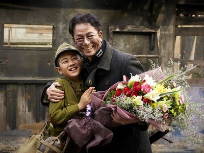 水谷豊、笑顔でクランクアップ！『少年H』焼け野原の神戸 韓国で大規模撮影