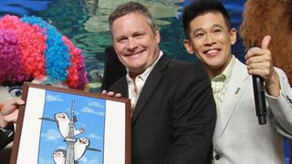 すみだ水族館の「夏休み応援隊長」にペンギンズが任命!吹き替えの柳沢とダーネル監督も応援に駆け付ける!