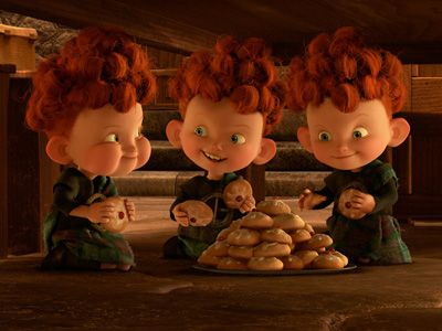 ピクサー新作 メリダ の映画館では観られない特別映像 かわいい三つ子が大暴れ シネマトゥデイ