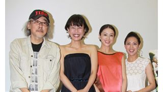 中村優子、出産ギリギリの大きなお腹で『ギリギリの女たち』初日に登場!