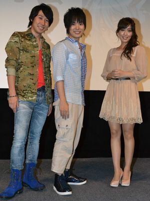 人気声優の岡本信彦、日笠陽子、鈴村健一「コード：ブレイカー」完成披露試写で爆笑トーク炸裂！