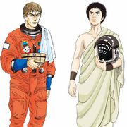 『テルマエ』ルシウス、宇宙へ!『宇宙兄弟』ムッタ、古代ローマへ!奇跡のコラボ実現!