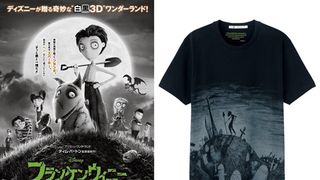 ティム・バートン監督初の描き下ろし直筆画がTシャツに!全世界発売決定!