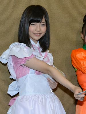 じゃんけん大会優勝のAKB48島崎遥香、メイドコスプレ姿に自信！