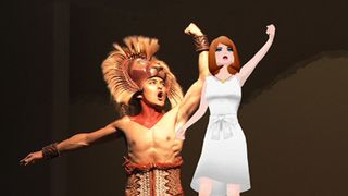 デジタルアナウンサー杏梨ルネが「ライオンキング」で雄たけび!劇団四季のリポートで局外仕事初体験