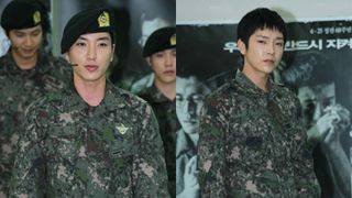 SUPER JUNIORイトゥク、超新星ユナク 軍創作ミュージカル「The Promise」の練習現場公開<韓国JPICTURES>