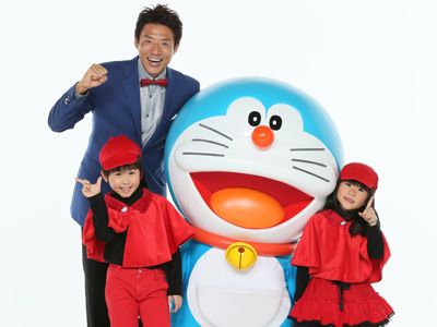 松岡修造 ドラえもん でも応援団長に 鈴木福兄妹とテレビ放送にも出演 シネマトゥデイ