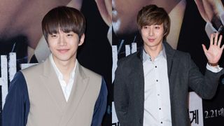 2PMジュノ、キム・ヒョンジュン、映画『新世界』VIP試写会に参加<韓国JPICTURES>