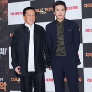 『ライジング・ドラゴン』クォン・サンウ、ジャッキー・チェンと仲良くレッドカーペットに登場!<韓国JPICTURES>