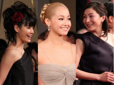 日本アカデミー賞、ファッションの流行は黒！女優陣が華麗に競演！