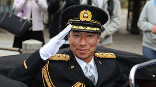 柳葉敏郎、湾岸署長に! 「室井さん」の制服姿にファン熱狂!