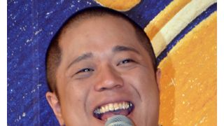 キンタロー。の彼氏・河口こうへい、赤面&汗だくで「真剣交際」アピール!